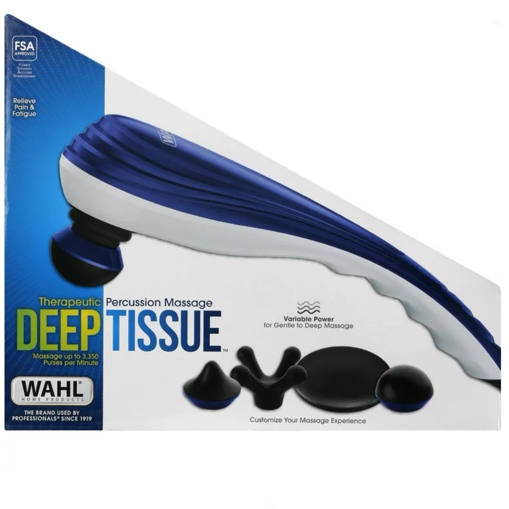 🆕 Wahl Deep Tissue Variable Speed Percussion Therapeutic Massager